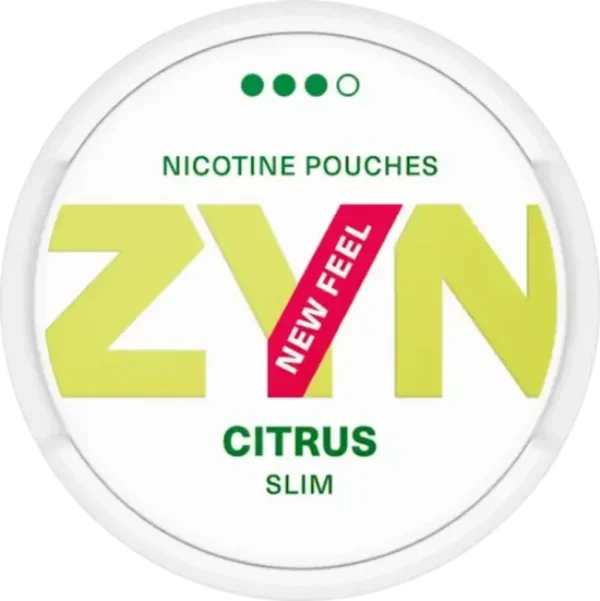 ZYN Citrus Strong Slim 9mg - Image 1