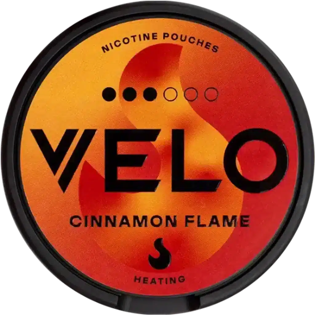 Buy Snus for sale – Velo Cinnamon Flame snus pouches, next day delivery