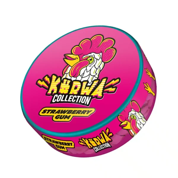 Kurwa Collection Strawberry Gum 16mg - Image 1