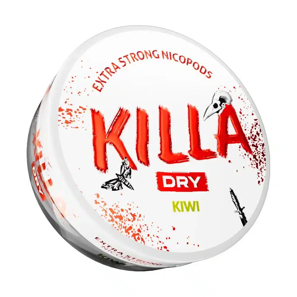 Buy Killa Snus – Killa Dry Kiwi snus pouches, next day delivery