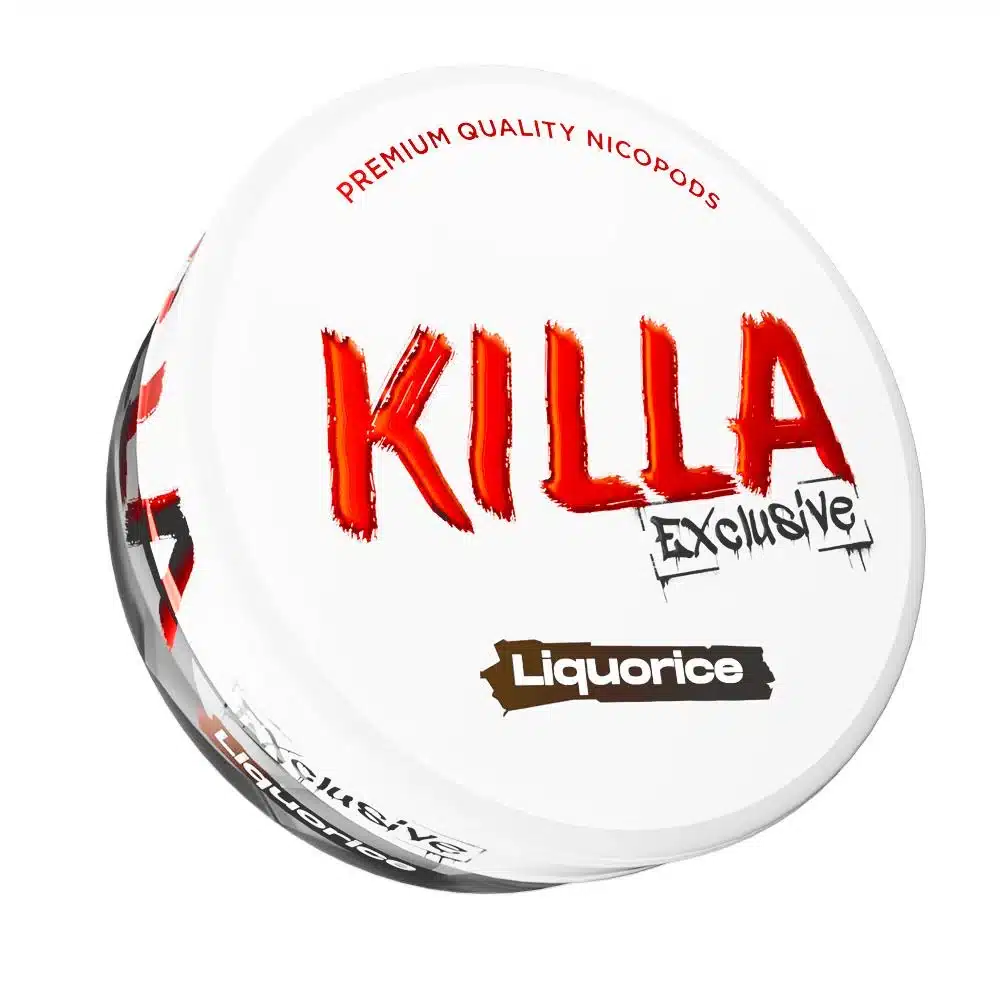 Buy Killa Snus – Killa Liquorice snus pouches, next day delivery