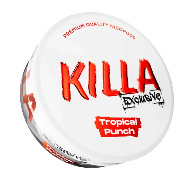 Bargain Killa Snus – Killa Tropical Punch snus pouches, next day delivery