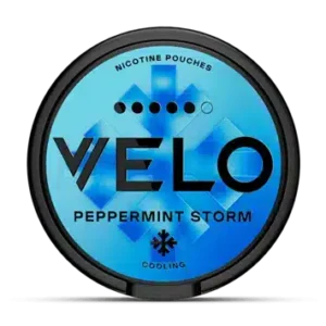 Velo Snus for sale – Velo Peppermint Storm snus pouches, next day delivery