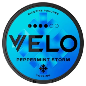 Velo Snus for sale – Velo Peppermint Storm snus pouches, next day delivery